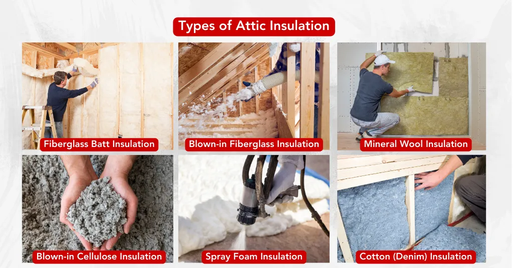 Types Of Attic Insulation And Their Unique Properties