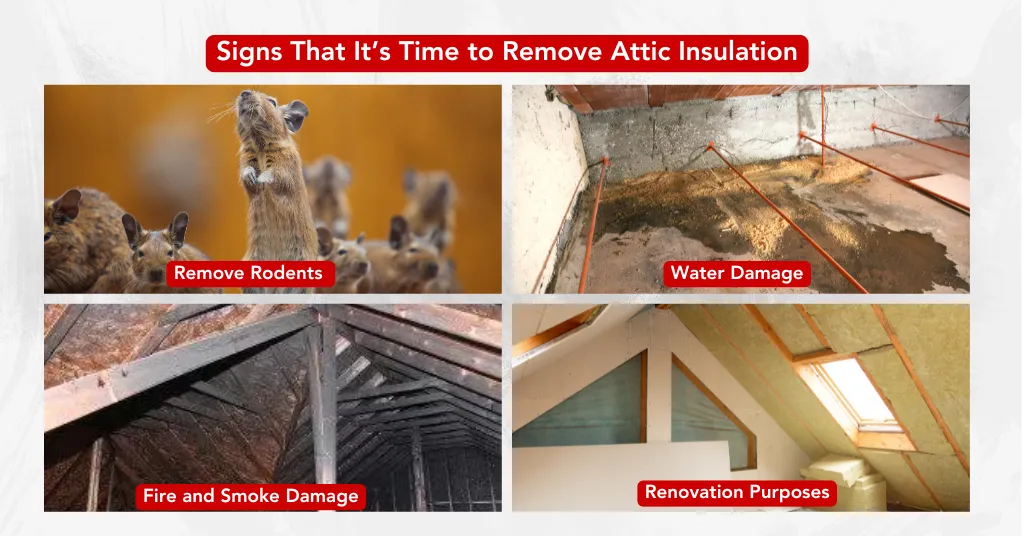 Signs That It’s Time to Remove Attic Insulation